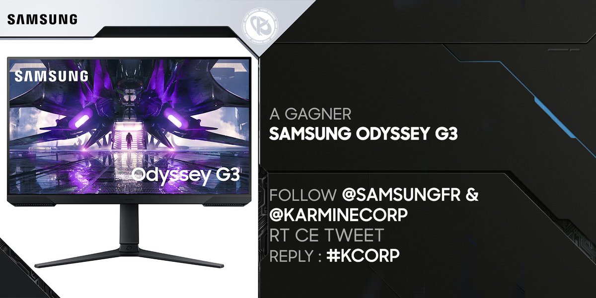 Samsung FR (@samsungfr) on Twitter photo Tema les G3 KC sur le setup 👀
Imagine tu l'as à la maison ?
✅ RT
✅ Follow <a href="/SamsungFR/">Samsung FR</a> et <a href="/KarmineCorp/">Karmine Corp</a>
✅ Reply #KCORP Tema les G3 KC sur le setup 👀
Imagine tu l'as à la maison ?
✅ RT
✅ Follow <a href="/SamsungFR/">Samsung FR</a> et <a href="/KarmineCorp/">Karmine Corp</a>
✅ Reply #KCORP