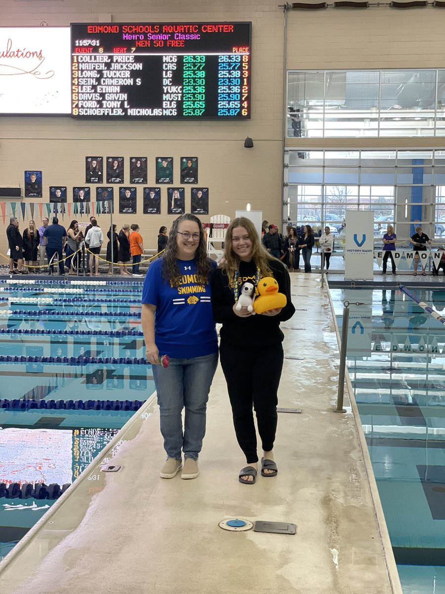 PiedmontAth's tweet photo. Thank you to our Piedmont swim team seniors for all of their hard work! Pictured below: Alex Walker, Grayson Varner, and Renee Simms. https://t.co/VsICfPRh21