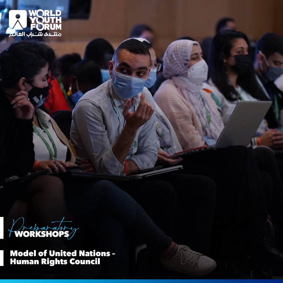 wyfegypt's tweet photo. We witnessed the youth pushing their boundaries to unlock their full potential at the MUNHRC, as they tackled various topics pertaining refugees, healthcare, financial implications, freedom of speech and human rights.
#WorldYouthForum #BackTogether https://t.co/3j2b8hgqJm