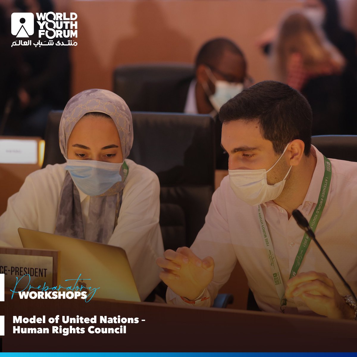 wyfegypt's tweet photo. We witnessed the youth pushing their boundaries to unlock their full potential at the MUNHRC, as they tackled various topics pertaining refugees, healthcare, financial implications, freedom of speech and human rights.
#WorldYouthForum #BackTogether https://t.co/3j2b8hgqJm