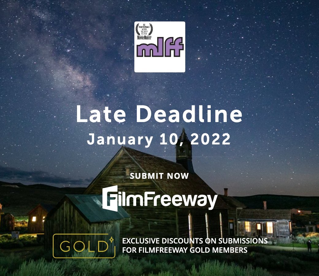 Late Deadline is Jan 10. We are getting close to the final deadline so don't miss out and submit today.
filmfreeway.com/MammothLakesFi…
#mlff #filmmaking #indiefilmmaker #filmmaker #filmfreeway