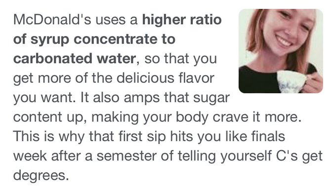 For this wondering why that McDonald&rsquo;s sprite be hitting extra hard https://t.co/I7x6ta6C5E