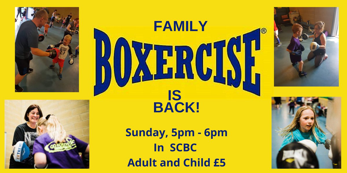 LiveWell_NE's tweet photo. Family Boxercise is back! 
Starts tomorrow, fully inclusive and from ages 5 and above. 
Focusing on fun, working together, getting active and feeling good!

#fitnessforall #boxercise #funmovement #fivewaystowellbeing https://t.co/UyHjEbtwd8