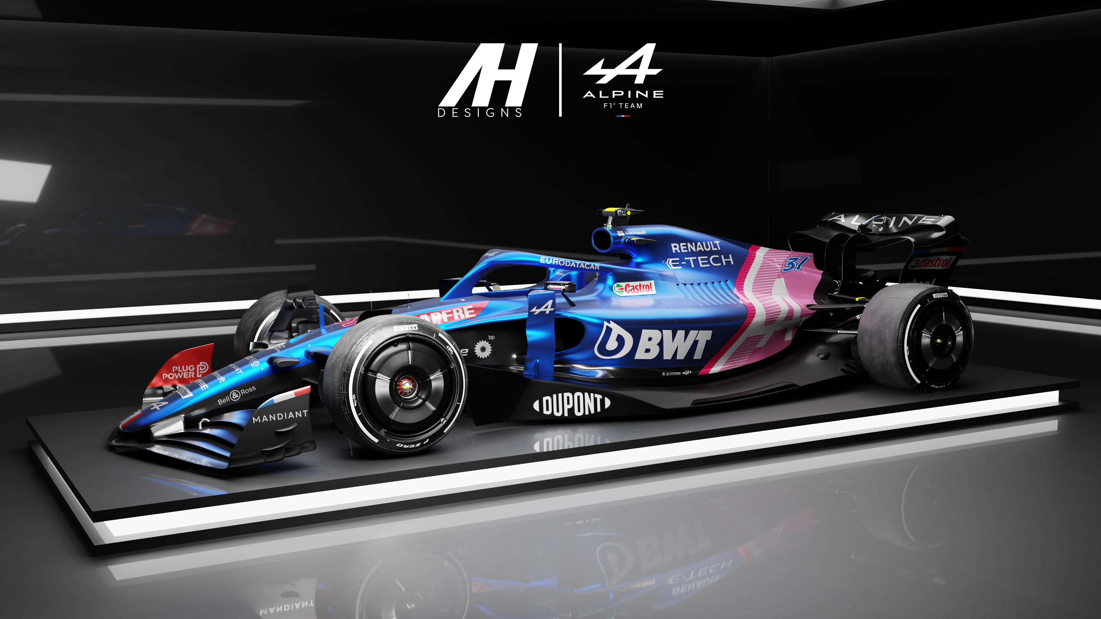 Alpine concept livery 2022