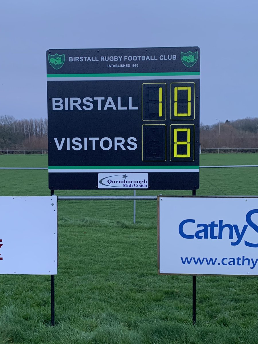 BirstallRFC's tweet photo. As tight as it gets but it’s still a W. Greendogs come from behind to secure a massive win against top of the league. More reaction to come soon…

#greendogs https://t.co/dgZu0e8gpP