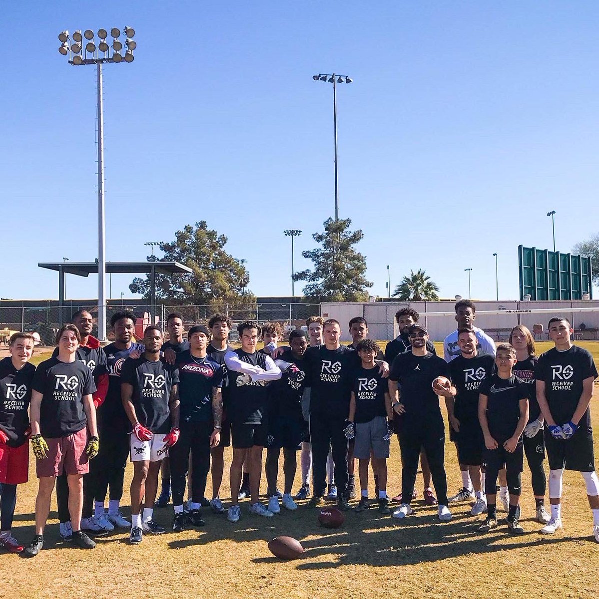 Arizona wide receiver camp at the end of the month 🏜