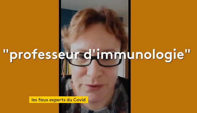 UpbmAsso's tweet photo. ATTENTION DANGER POUR LES ETUDIANTS
Professeur d'immunologie (lycée privé) en BTS Analyses de Biologie médicale ELLE DONNE DES FAUSSES INFORMATIONS SUR LE #COVID AVEC UNE VIDEO vue 3kM fois
à partir de 11 min 30 du reportage
via @JulienPain @lisabeaujour 
https://t.co/SKjJCSYraX https://t.co/rPs0kgQ0TA