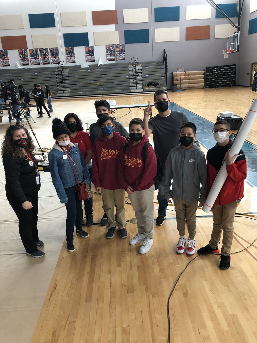 Ensor_MS's tweet photo. Robocom 8.0 and our Eagles representing! So proud of our scholars and Ms. Sifuentes! You all are awesome! #WeAreEnsor #TeamSISD https://t.co/nLu2cDij6n
