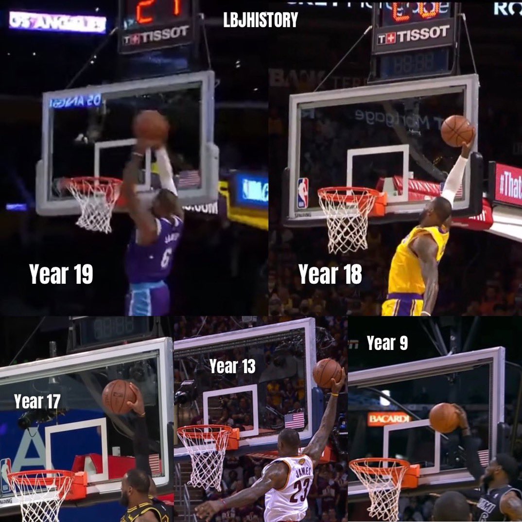 overtime's tweet photo. Appreciate him while you can cause this NOT NORMAL 🗣 @KingJames 

(via @bronhistory) https://t.co/qhl2sBTp8u