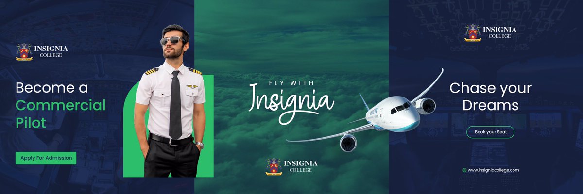 InsigniaCollege's tweet photo. Get your Commercial Pilot License 👨‍✈️ With INSIGNIA COLLEGE 

Please click the following link for more info: https://t.co/GG8CU6QQVn

#insigniacollege #commercialpilot #flywithinsignia https://t.co/W16qWgmucM