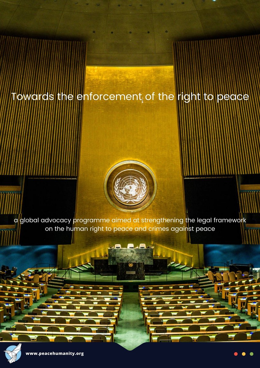 p_peacehumanity's tweet photo. 💡Become the #YouthAmbassador for the #RighttoPeace in a 🌍global #advocacy programme aimed at strengthening the legal frameworkon the human right to #peace and crimes against peace⚖️

👉Learn more here: https://t.co/RIEwKJD9tG

#humanrights #justicematters #StandUp4Peace https://t.co/osauFxmWiX