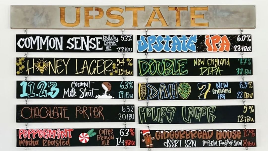 BrewBoardApp's tweet photo. A new tap list for Upstate Brewing Co in Elmira, NY was just uploaded!

#beer #craftbeer #beerstagram #instabeer #beerlover #beergeek #ipa #beeroclock #taplist https://t.co/Tit4aC3UPc