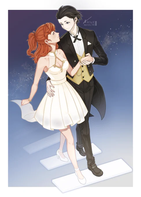 랑지님이 신청해주신 료햄 커미션♡ 
#Persona3 #ペルソナ3 #Commission 