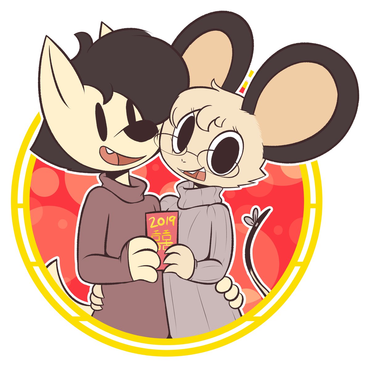 TheArtManor's tweet image. Previous and current years Thank You cards! Currently working on the 2022 Tiger one and will send them out by late February!