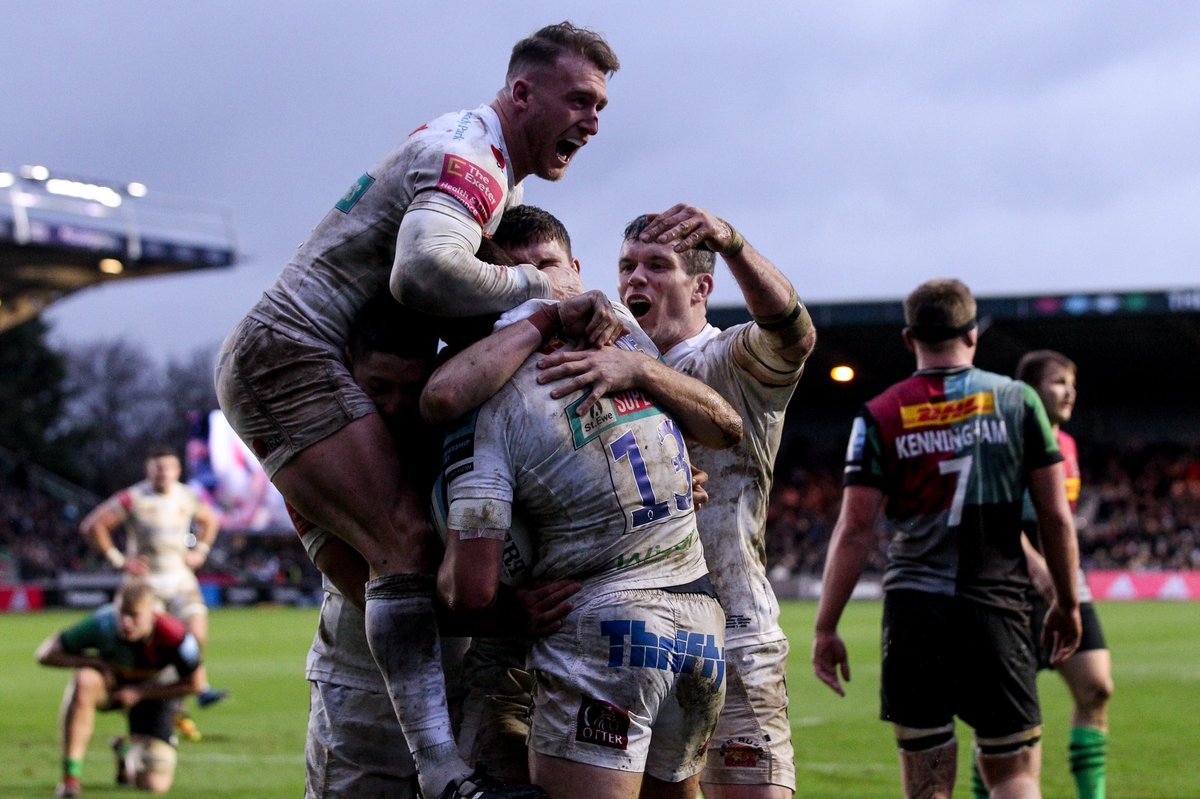 A dramatic finish to today’s <a href="/premrugby/">PREM Rugby</a> stand out fixture as champions <a href="/Harlequins/">Harlequins 🃏</a> grab a late try to beat <a href="/ExeterChiefs/">Exeter Chiefs</a> 

📷 <a href="/juanjgasparini/">Juan G</a> | <a href="/Sportsphotorob/">Robbie Stephenson</a> 

#Harlequins #ExeterChiefs #PremRugby #SportsPhotography #RugbyUnion #Rugby