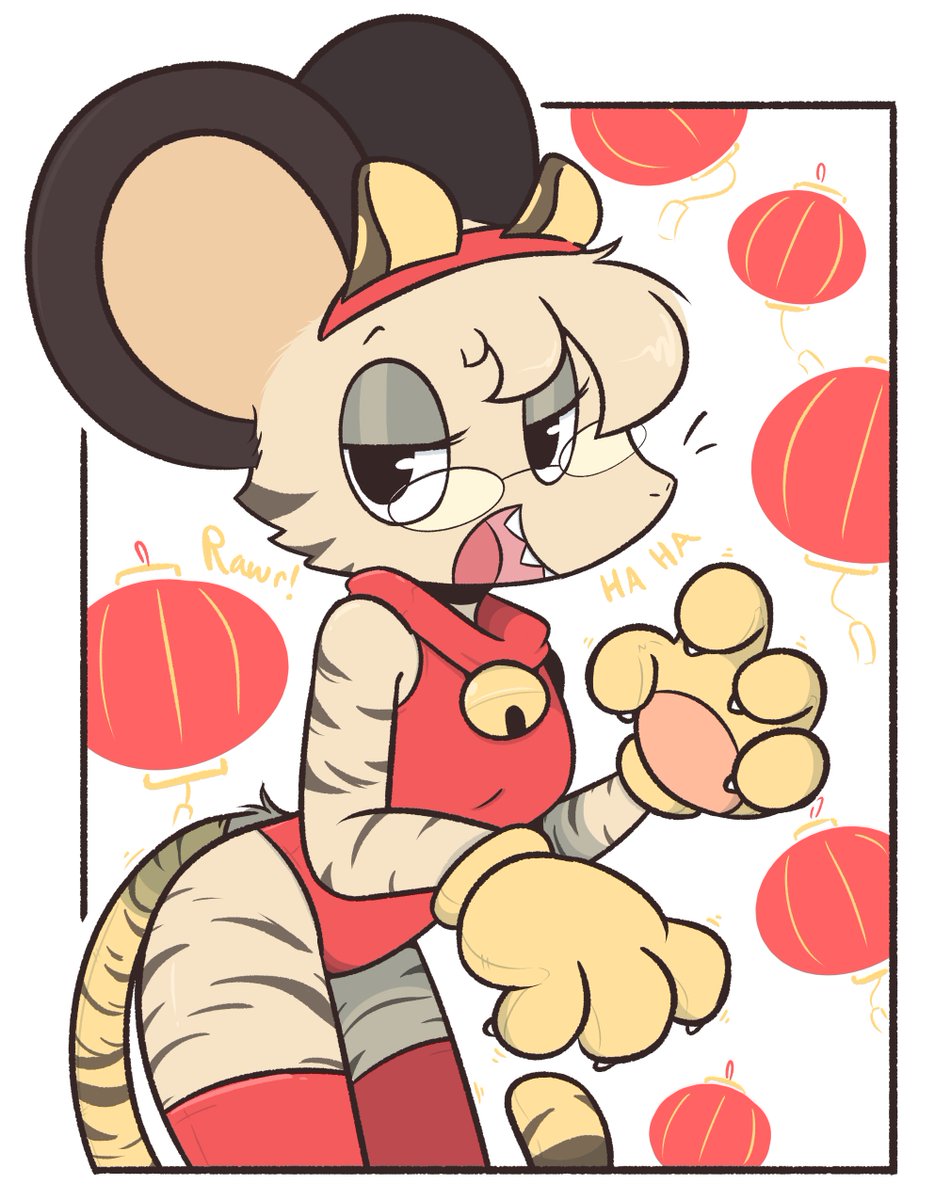 TheArtManor's tweet image. Previous and current years Thank You cards! Currently working on the 2022 Tiger one and will send them out by late February!