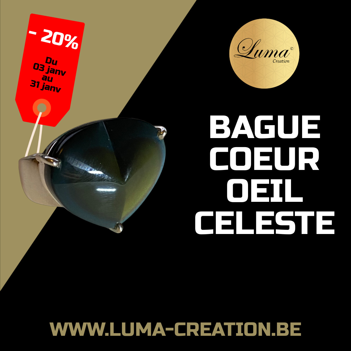 LumaCreation's tweet photo. Connaissez-vous l'Obsidienne oeil Celeste? Une pierre naturelle noire qui dévoile des zones colorés à la lumière (comme vous pouvez le voir sur la photo). Actuellement une réduction de 20% sur https://t.co/gdJFjkXzlf https://t.co/coE3DiS6re