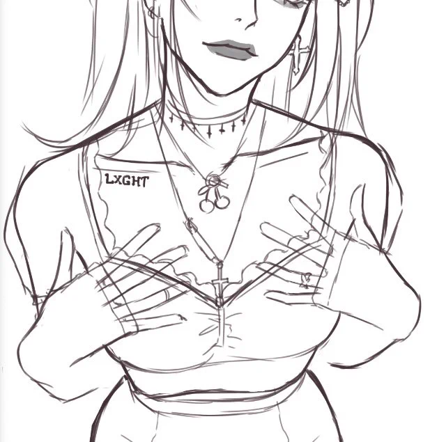 drawing misa is so fun <3 