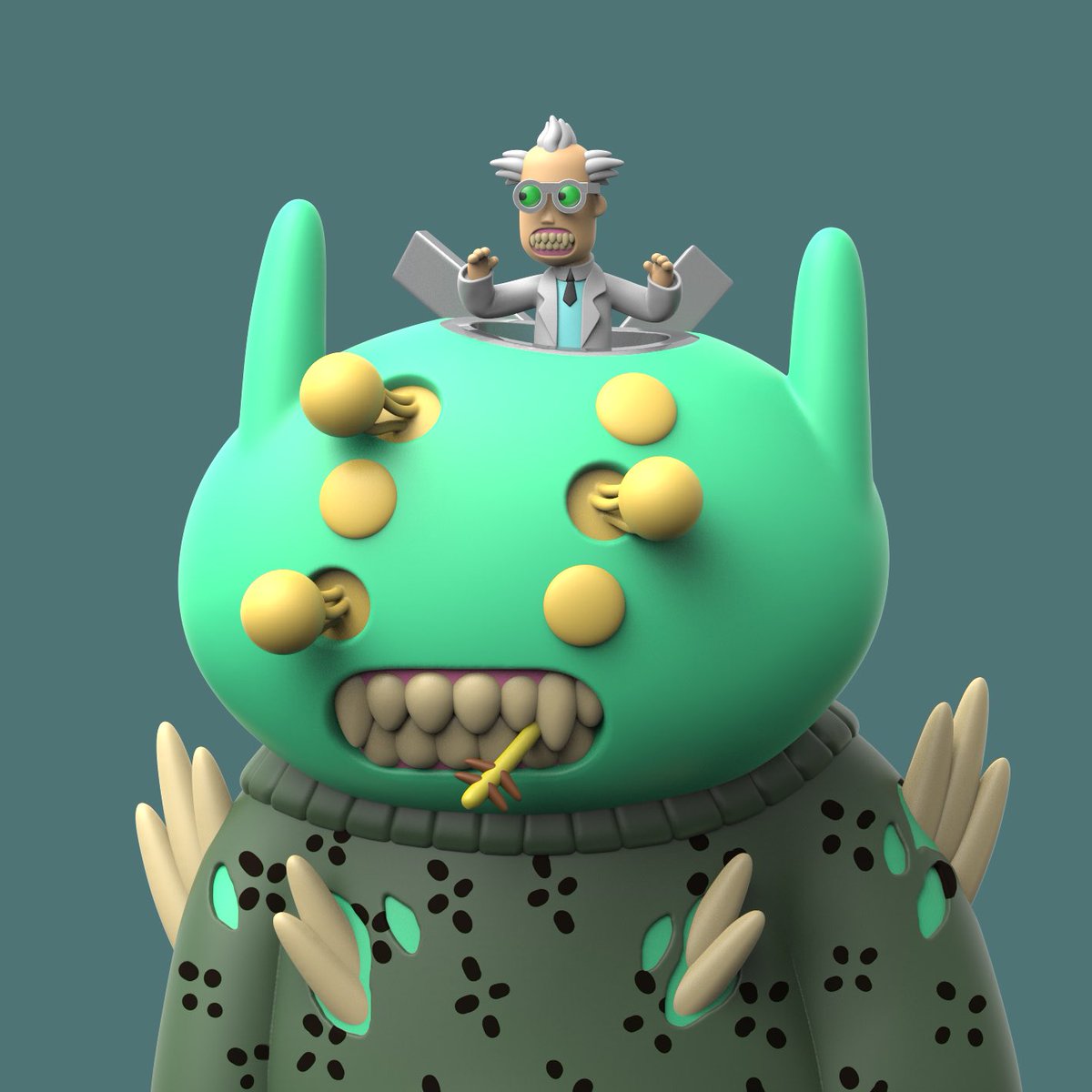 alienfrens's tweet photo. Our frens @3dFrankenPunks  are giving 30 WL Spots to the first people who dm @3dFrankenPunks or @JED_131

must be a fren holder (: https://t.co/TqEzqYVWwR