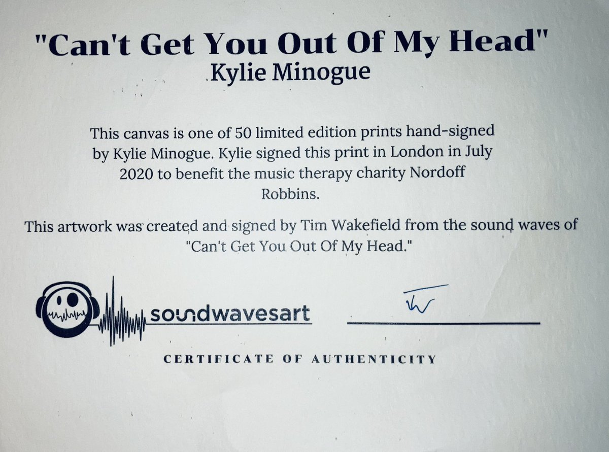 For me everything <a href="/kylieminogue/">Kylie Minogue</a> has ever created is a work of art.  But these 2 are special. The Disco Guest List boxset is absolutely divine and looks amazing alongside my special signed piece in collaboration with <a href="/Soundwaves_Art/">Soundwaves Art</a>  #discoguestlist #soundwavesart #popart #32of50