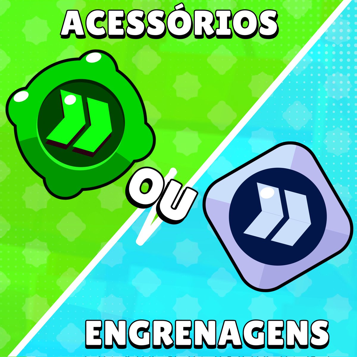 TodoDiaBs's tweet photo. Interação #3: #BrawlCollab2022 Oque você prefere?

Acessórios ou Engrenagens? https://t.co/rCtHhf9YrG
