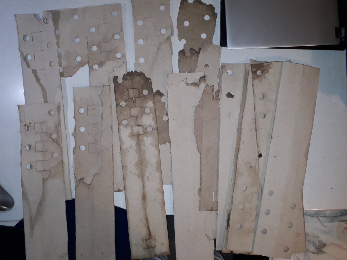 TBGItrees's tweet photo. Year 2.  Report 50.  A selection of shredded and damaged tree guards that were strewn around !!  Installed just 2 weeks ago??  There's only one place I've seen this - and it's within a few meters of the badger sett.  Can we draw conclusions? https://t.co/US7J6PsxRt