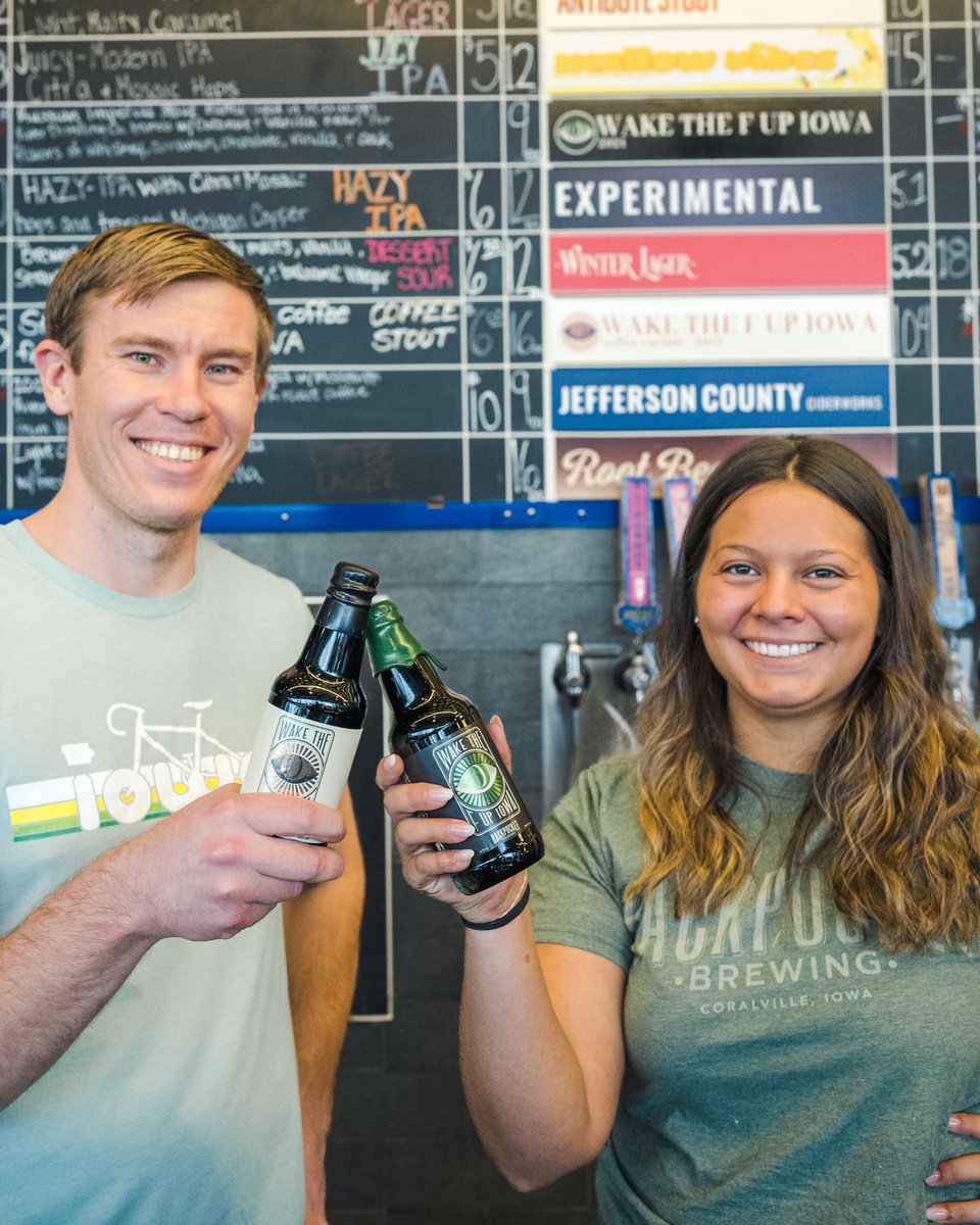 BackpocketBrew's tweet photo. Only 3 weeks away from @Brrrfest and the release of our 2022 Dark Day German Chocolate Cake Barrel Aged Imperial Chocolate Stout and Maple Syrup BA Waffle Stout‼️ Looking back through Wake the F Up Release Day has us so excited for BrrrFest!!! ❄️🍻 #iowabeer #midwestbeer #brewery https://t.co/uA33JVuvfe