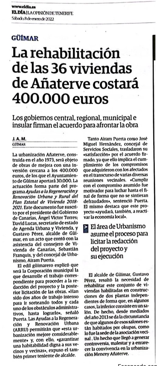 Ayuntamiento Güímar (@aytoguimar) on Twitter photo 