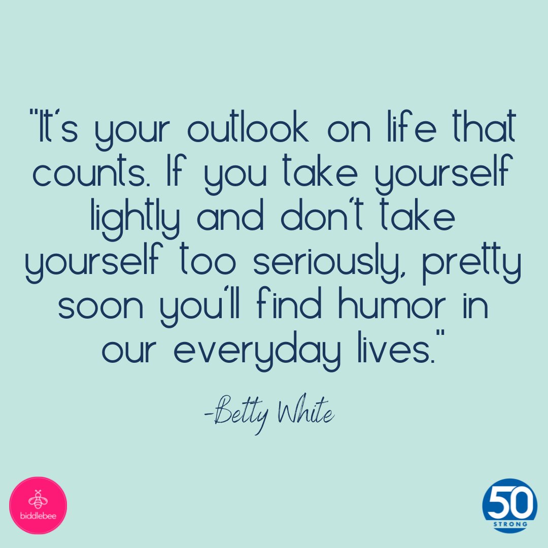Be50Strong's tweet photo. We get caught up in ALL the THINGS we HAVE to do that sometimes we lose sight of the joy in our days. Pause, look for some levity and a bit of perspective. Cheers to Saturday and recharging those batteries!

#beExtraordinary #selfcare #findthejoy #Biddlebee #Be50Strong #50Strong https://t.co/mUBS905VMc