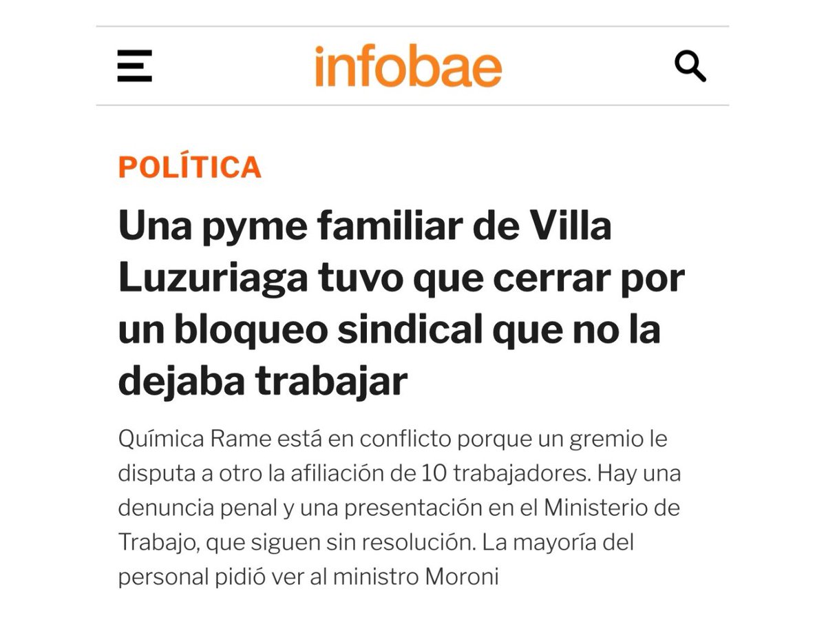 PatoBullrich's tweet photo. ¡Basta de aprietes! Terminemos con este sindicalismo mafioso que no deja que el país crezca, se desarrolle y genere empleo genuino. 
Vamos por cuotas sindicales no compulsivas, por la libertad de afiliación y el fin del monopolio sindical, norma vetusta e inexistente en el mundo. https://t.co/Bei5b8c76f