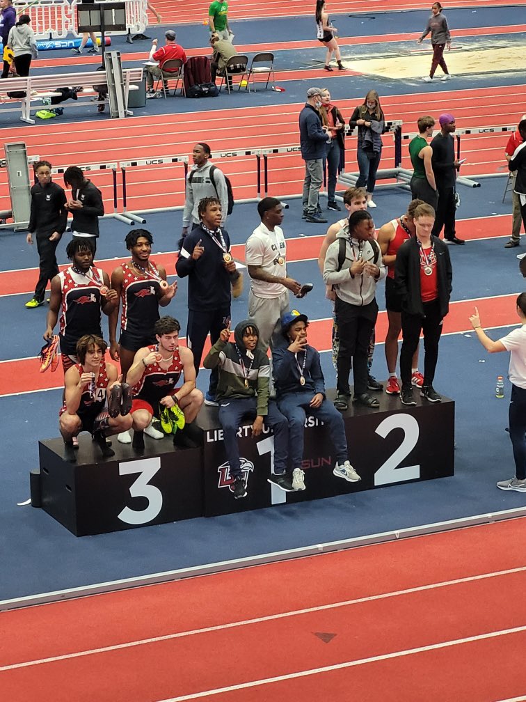 4x200 made up of Knick, Bratton, Lang and Isaacs places 2nd at LU. The winning team ran the best time in the country for this season. <a href="/catawbacrazies/">Catawba Crazies™</a>