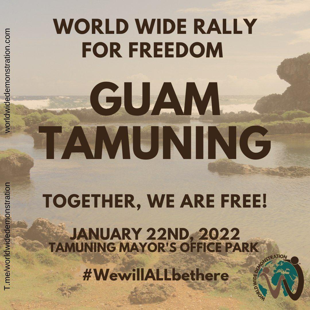 WorldWideDemo's tweet photo. 🌏 WORLD WIDE DEMONSTRATION FOR  FREEDOM 6.0 IN GUAM 🌎

https://t.co/9JKn2rRA4K

#Guam #Corona #Freedom #HumanRights https://t.co/bEg90nqKEH https://t.co/jyPOfgVwF4