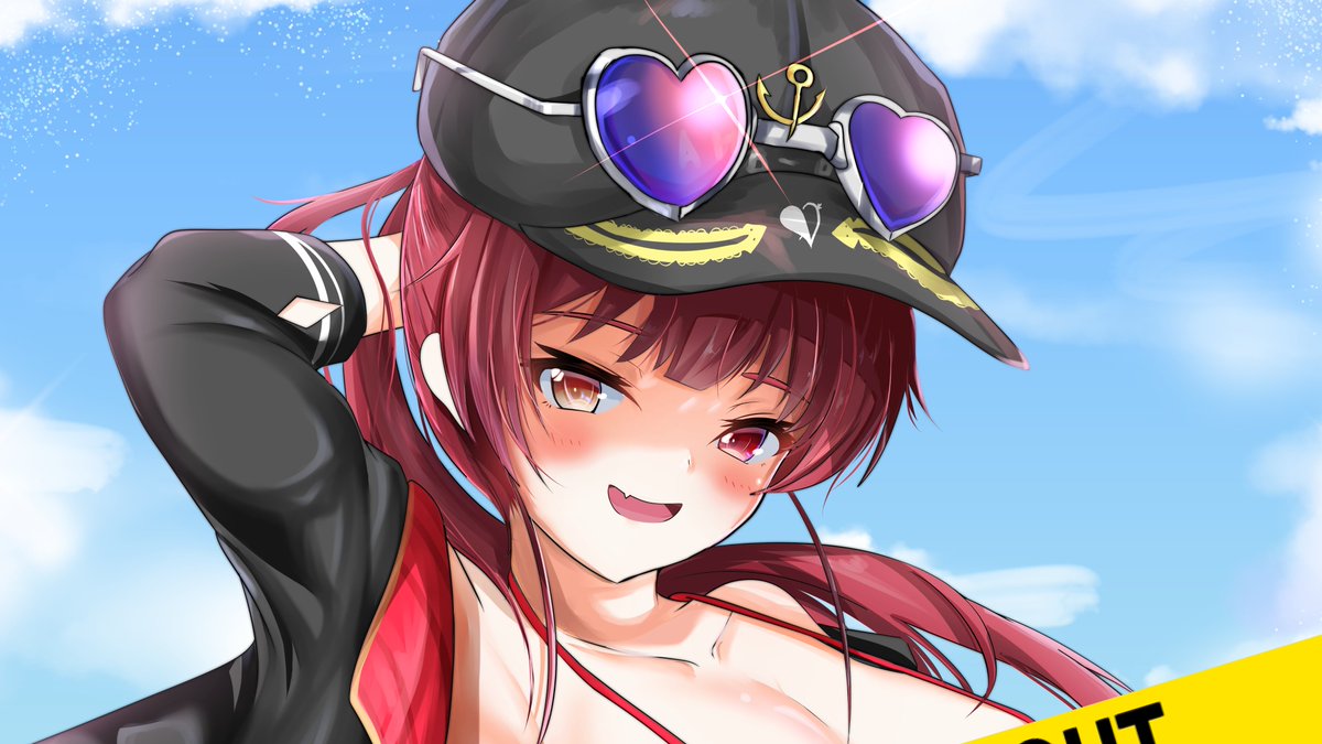 #マリンのお宝
バストアップだけならセーフ…のはず
ヱ〇ガキ一味はリプ欄行くと幸せになれるかもしれません。 