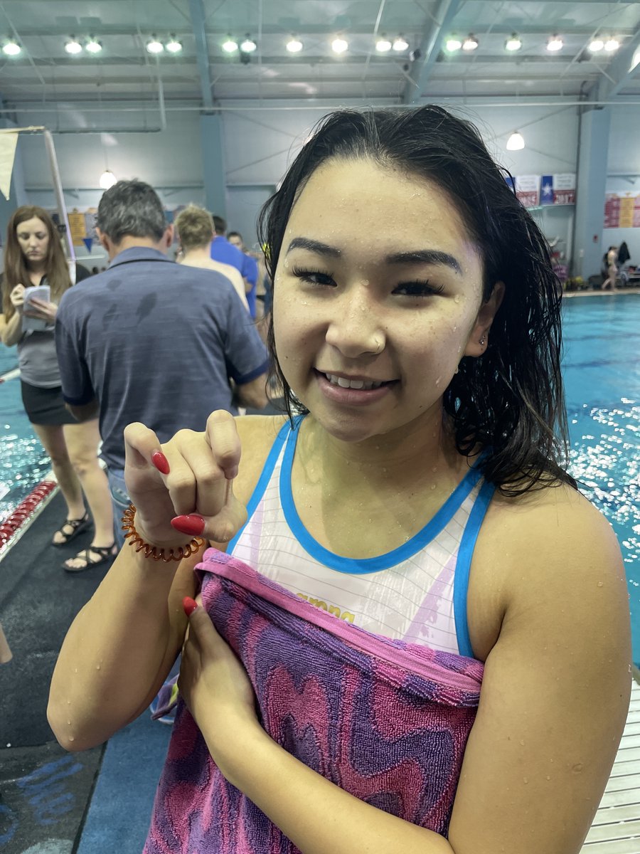 MISDSwimDive's tweet photo. 2022 Lubbock Invitational
🔵Championship Final
🏊♀️Girls 50 Free
🥉Meisi Holmes (@MidlandHigh) - 25.40
#champfinal #bronzemedal https://t.co/N8q3zp9nqP