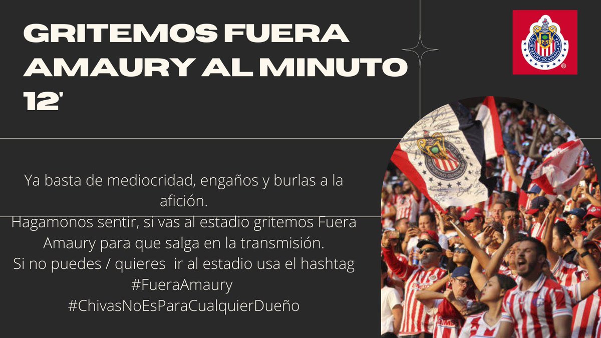 chivahermano10's tweet photo. #FueraAmaury #ChivasNoEsParaCualquierDueño https://t.co/DMzoz4uqYr