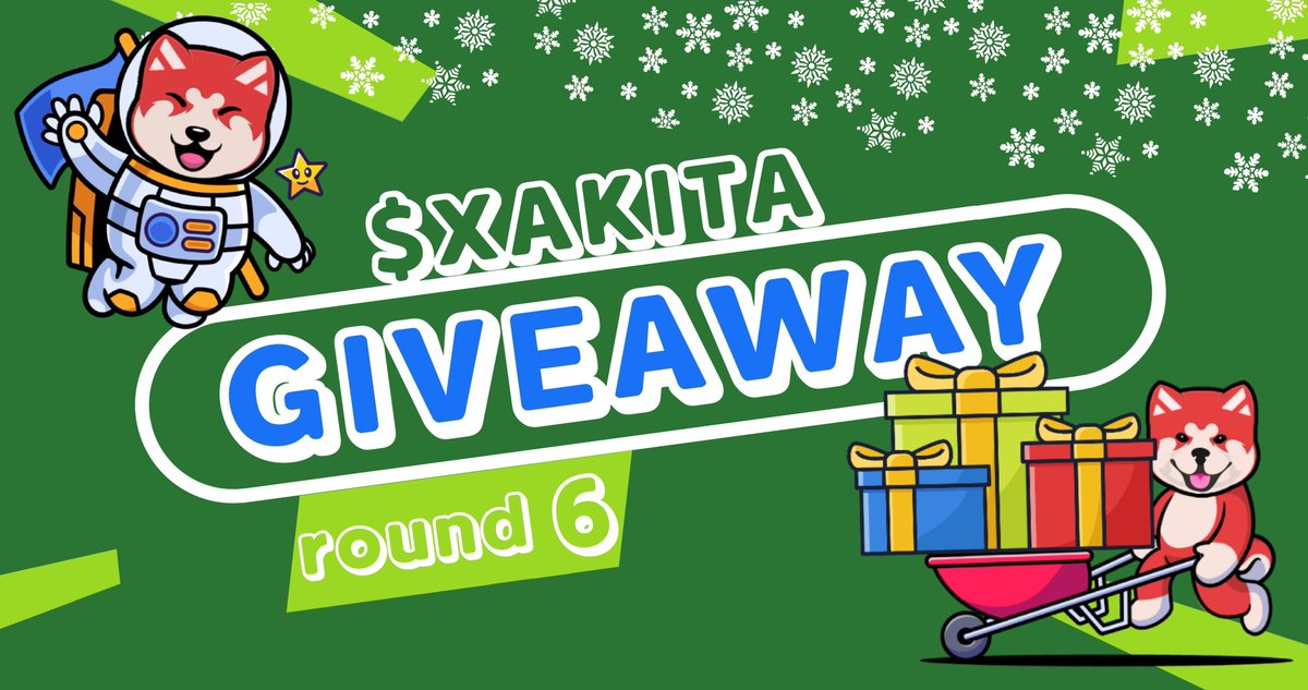🔥 THE SIXTH AIRDROP🔺 $XAKITA 🔥 

🔺Top scorers on gleam; 
150M $XAKITA per first 50
75M $XAKITA 50th to 250th
15M $XAKITA random 1000
7.5M $XAKITA random 2000 

📜Form: bit.ly/3f69mr8 

Ends: 13 Jan , 2022 
Vesting will be after IDO 

#Avalanche #Airdrop #AVAX #XAKITA