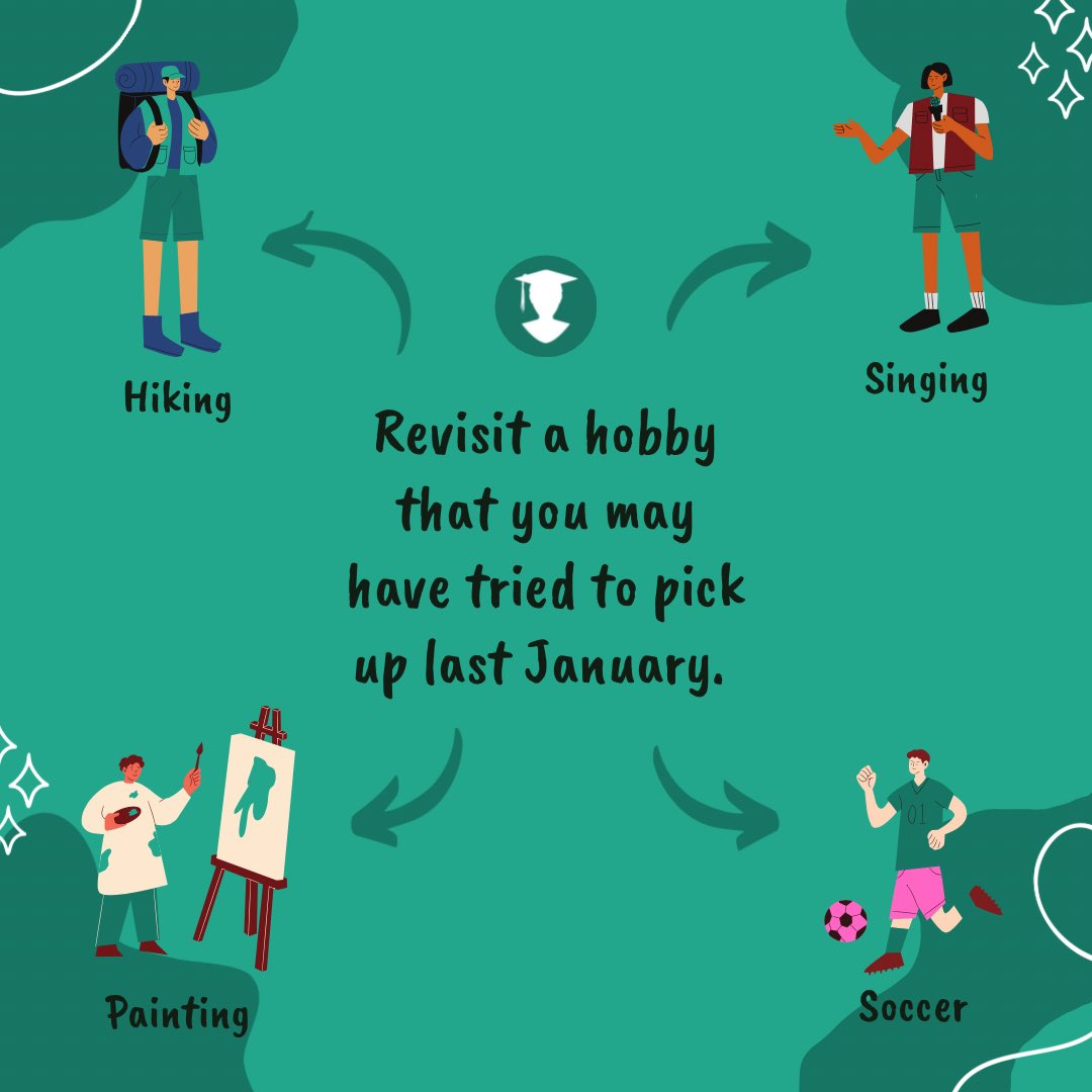 mystudylife's tweet photo. January is not just about new habits, it's about reviving old ones too! This year, rather than trying something new - try picking up a hobby that you enjoyed last year.
#hobbies #newyear #newyearhobbies #selfcaresaturday #mystudylife https://t.co/6LHtPdGJOe