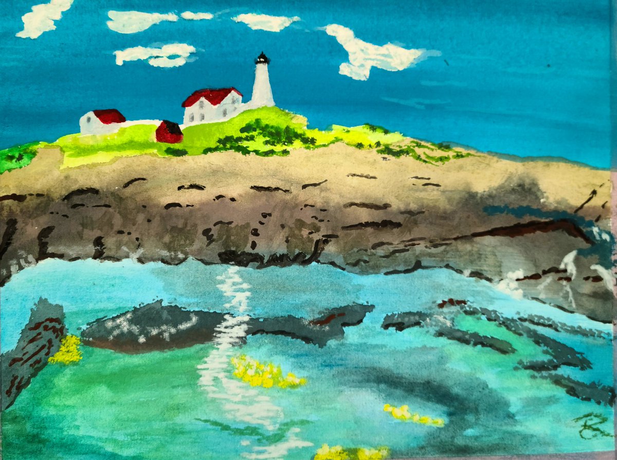 rickcagle's tweet photo. Began exploring watercolors in early 2021 as a creative outlet to preserve my sanity during COVID.  Launched a collection of 8 pieces on #opensea in December.  Having fun creating art and playing with technology.  Looking forward to learning from the community!  #NFT #NFTsales https://t.co/XtsnqjAoPo