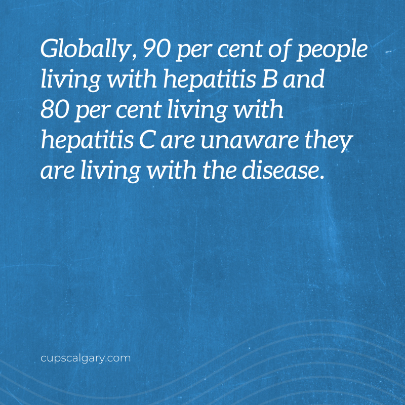 CUPSCalgaryAB's tweet photo. More than 300 million people globally are living with the hep B and Hep C viruses. 

At the CUPS Liver Clinic, our team works hard to screen and treat these infectious diseases.

https://t.co/9FaIwufZep

#liverclinic #hepititisb #hepititisc #albertahealthcare https://t.co/JHc3tEdrMr