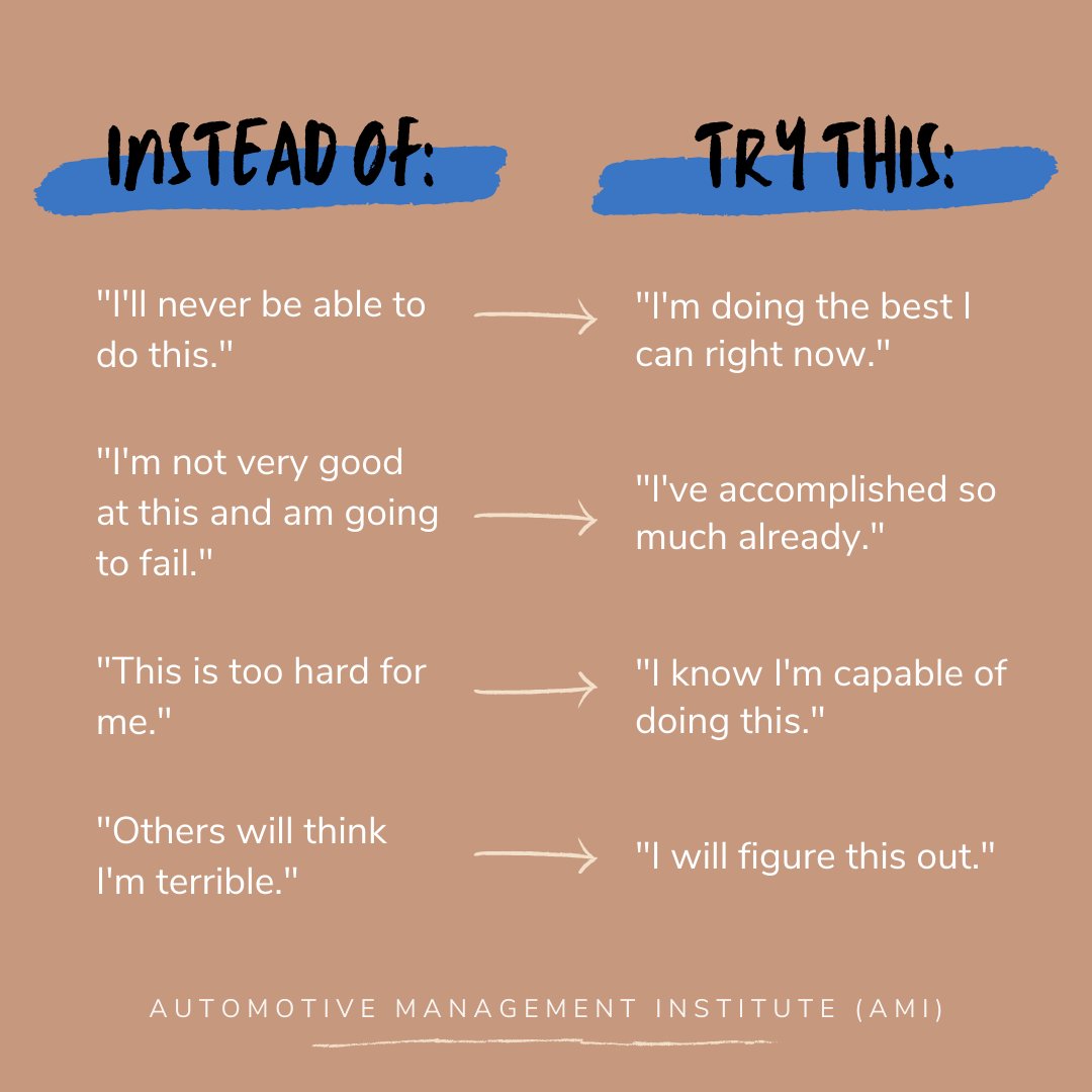Change your mindset and it will change your whole life!

#AMi #automotivemanagementinstitute #trythis