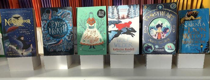 And the winner of the Year 4 wintry book vote was….

Nevermoor

Looking forward to rereading this with new listeners.

And a quote from Zach (9) that made me smile …”PLEASE can we read all the others afterwards?”My teasers must have sold them all well 😄 #ourfp