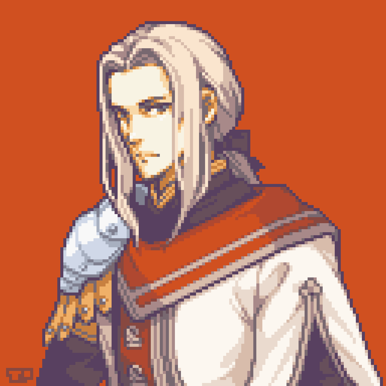 My ice cream is melting...Update Jeritza von Hrym Fire Emblem GBA Styled po...