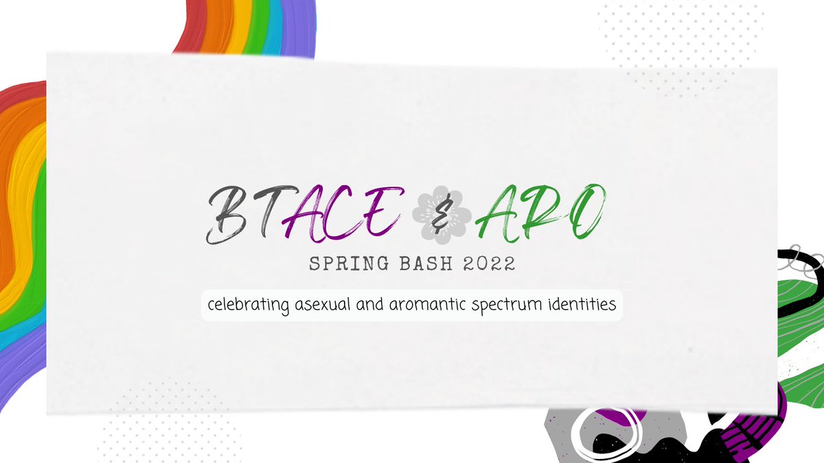 welcome to the #btace_aro_bash, our BTAce &amp; Aro Spring fic fest and art event for 2022! 💚🖤🤍💜
