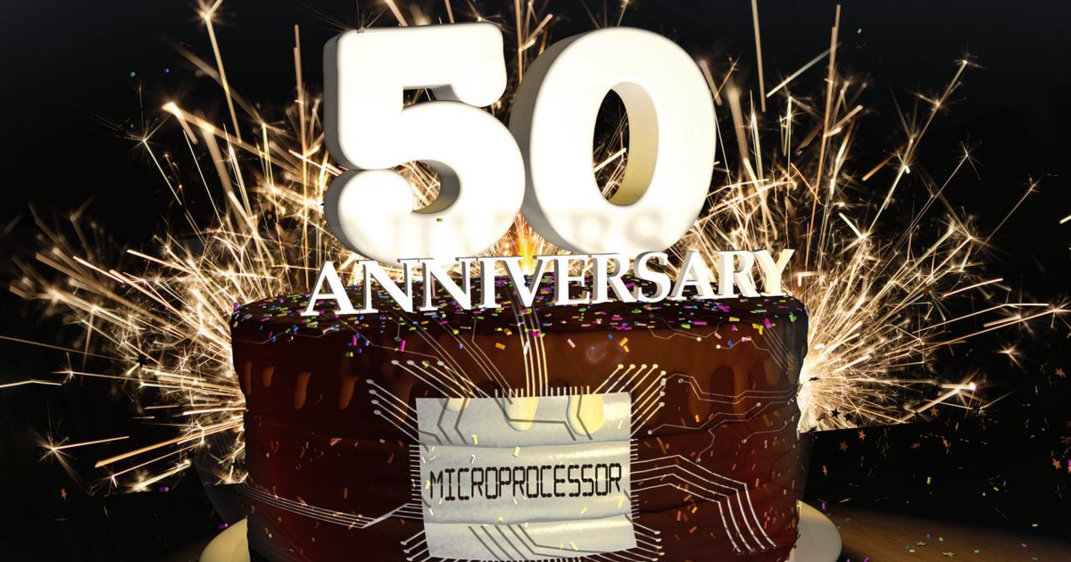 ComputerSociety's tweet photo. The microprocessor has been the brains behind various technologies for 50 years. Celebrate its anniversary with the IEEE Micro special issue, "The Microprocessor at 50: A Time to Celebrate and Energize for the Future" at https://t.co/x9ameJYCHl https://t.co/HPFbYM81zx