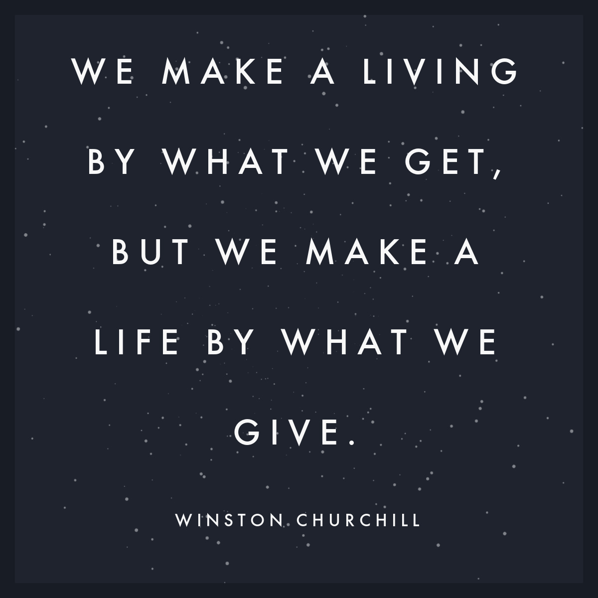 HealthNWealthU's tweet photo. “We make a living by what we get, but we make a life by what we give.” — Winston Churchill #motivation #makeanimpact #beyourownboss #workfromhome https://t.co/2usarBqqDk