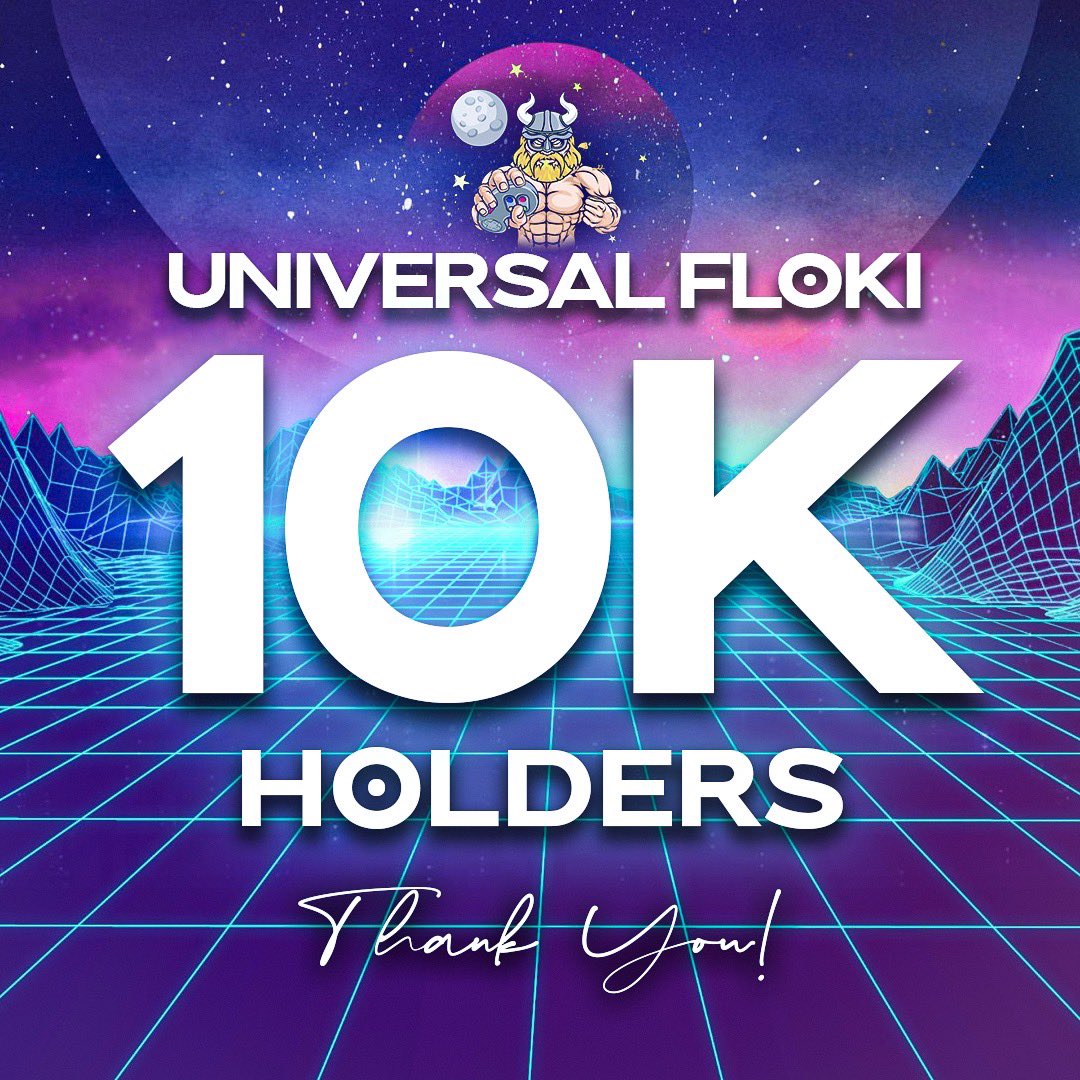 Major milestone hit 10k holders 🚀