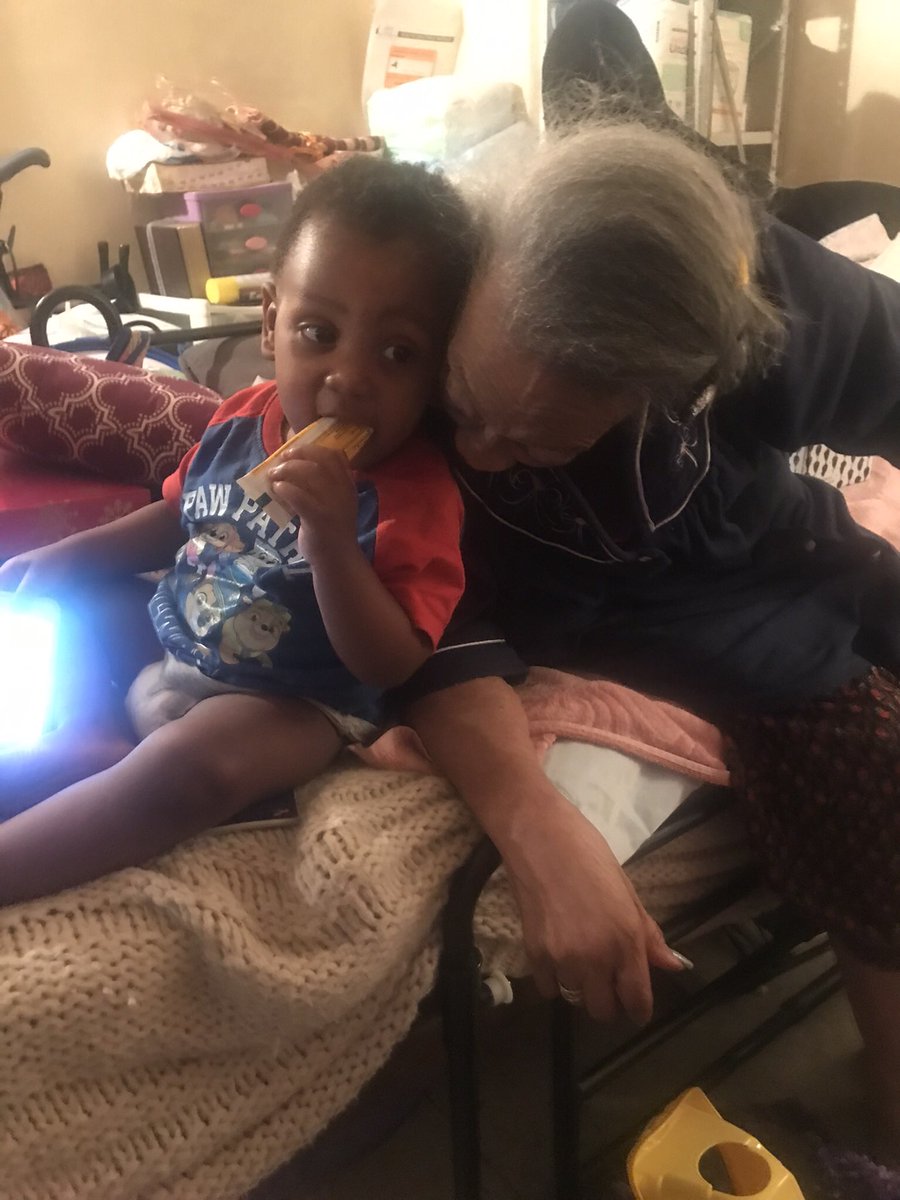 missmonicany's tweet image. If someone would have told me I’d be a grandmother at 48 and full time care giver to my grandmother I would have slapped them 😕 #greyprojects