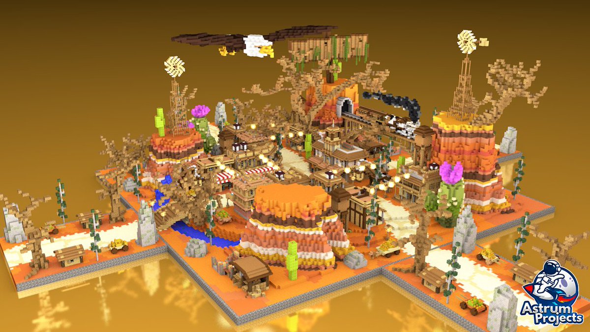 AstrumProjects's tweet image. AstrumProjects | HCF Spawn + Road WESTERN Theme 🏜️

¡New delivery for our friends from @AstralNetworkCC! 🚀