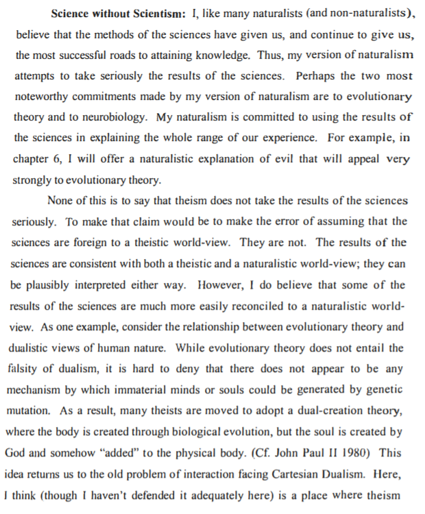 RealAtheology's tweet photo. This is perhaps one of the best statements I have seen on how Naturalists and Atheists should view Science. https://t.co/dumqtxSe4k