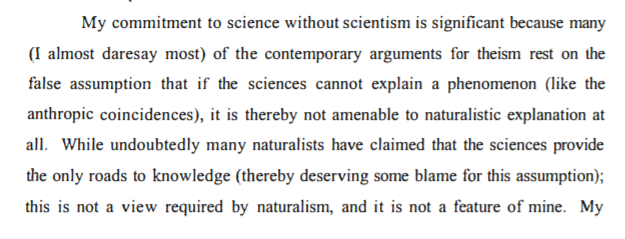 RealAtheology's tweet photo. This is perhaps one of the best statements I have seen on how Naturalists and Atheists should view Science. https://t.co/dumqtxSe4k